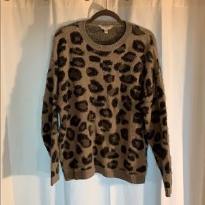 Leopard print sweater
